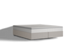 Boxspring-Welt Serie 1 Boxspringbett 180x200cm, Premium 7-Zonen-Taschenfederkern, hoher Schlafkomfort