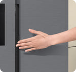 Lade das Bild in den Galerie-Viewer, Samsung RS80F67KCFEF Side-by-Side Kühlschrank, Schwarz, AI-Sprachsteuerung, Auto-Türöffnung, SmartThings
