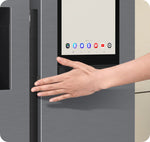 Lade das Bild in den Galerie-Viewer, Samsung Bespoke AI Family Hub Side-by-Side Kühlschrank 614L Edelstahl Bixby Sprachsteuerung

