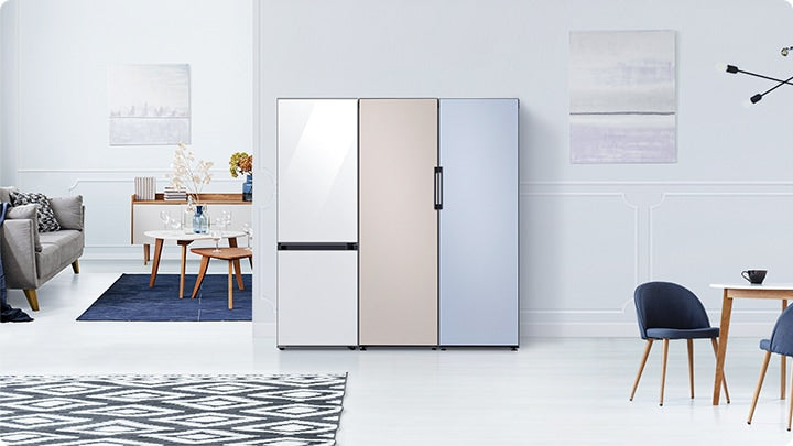 Samsung Bespoke 387L Kühl-Gefrierkombination: Twin Cooling+, AI Energy, Elegantes Schwarz