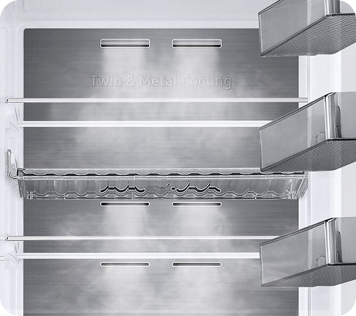 Samsung Bespoke 387L Kühl-Gefrierkombination: Twin Cooling+, AI Energy, Elegantes Schwarz