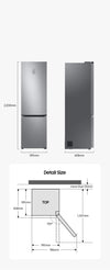 Samsung SpaceMax AI Energy Kühl-Gefrierkombination, 390L, No Frost+, 2 Meter Design