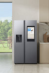 Samsung Family Hub Side-by-Side Kühlschrank 614L Schwarz AI Smart Eis-Wasserspender