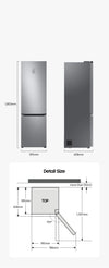 Samsung SpaceMax Kühl-Gefrierkombination: 344L, AI Energy, No Frost+, All-Around Cooling