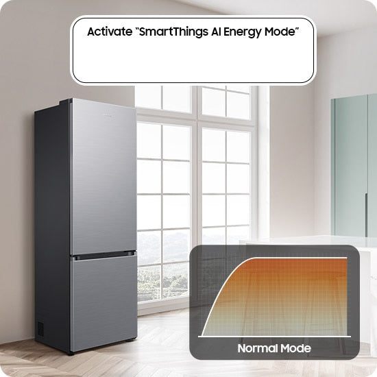 Samsung Kühl-Gefrierkombination: SpaceMax, No Frost+, A-20% Energieeffizienz, AI Energy