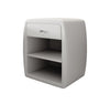 Eleganter Samt Designer Nachttisch Lilly mit USB-Ladefunktion – Stilvoll & Praktisch