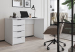 Lade das Bild in den Galerie-Viewer, Stilvoller Designer Schreibtisch Bryan: Modern, Funktional, Robuste Platte, Perfekt für Home-Office

