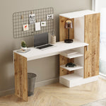 Lade das Bild in den Galerie-Viewer, Cansas Designer Schreibtisch: Stilvoller Homeoffice Platz mit Stauraum &amp; edlem Design
