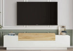 Lade das Bild in den Galerie-Viewer, Elegantes Designer TV Lowboard Merlara mit viel Stauraum und modernem Stil
