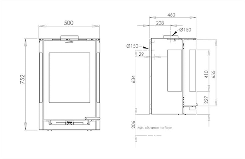 Aduro 9-4 Holzofen: Effizienter 9 kW Konvektionsofen mit Aduro-tronic System