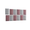 Luxuriöses Gepolstertes Samt Wandpaneel-Set 180x100 cm für moderne Raumgestaltung