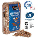 Lade das Bild in den Galerie-Viewer, Woodstock Premium Holzpellets: 3 Paletten, DINplus/NF-zertifiziert, effizient, sauber, staubfrei
