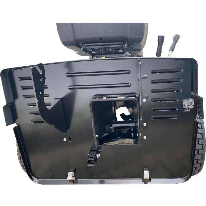 BLACK EDITION® 175/92 H Rasentraktor: Hydrostat, 92cm Schnitt, inkl. Schneeschild & Ketten
