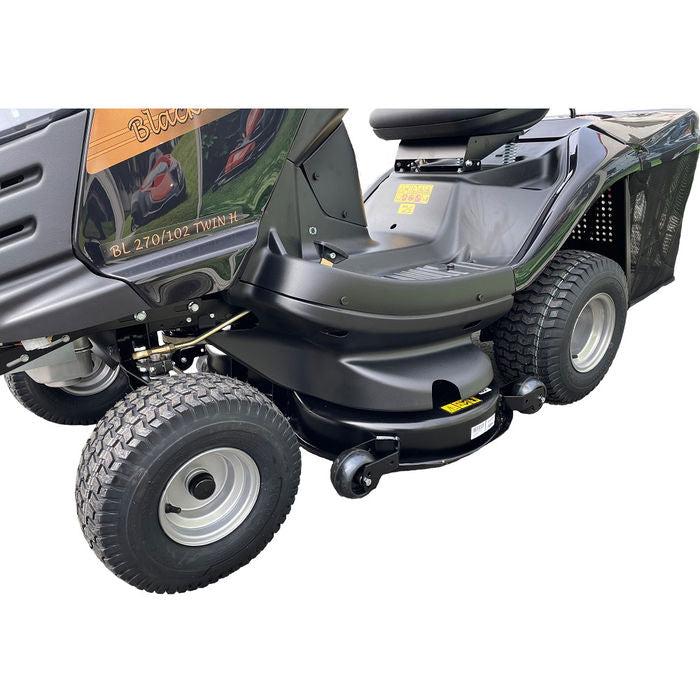 BLACK EDITION® BL 270/102 Twin H Rasentraktor: 24 PS, 102cm Schnittbreite, Hydrostat, Komfort