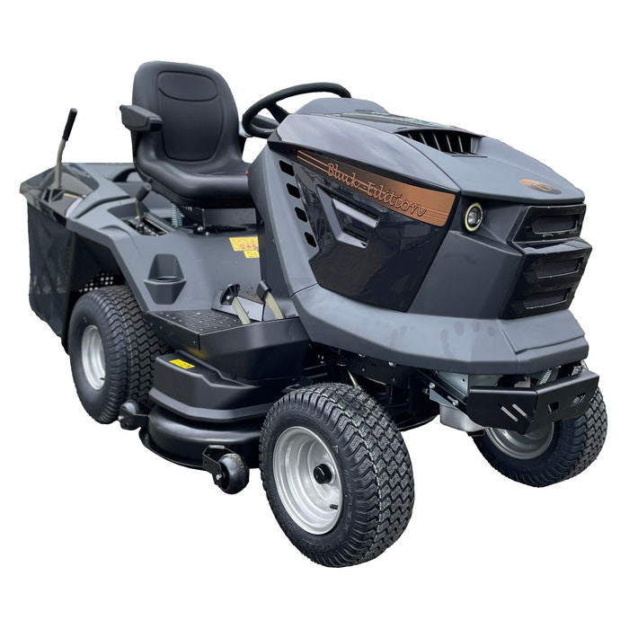 BLACK EDITION® BL 290/106 Rasentraktor: Leistungsstarker Hydrostat, 102cm Schnitt, 2-Zylinder, Komfortsitz