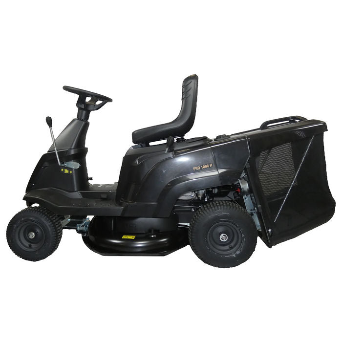 BLACK EDITION® Combi PRO 1066 H Aufsitzmäher: Kompakt, 66 cm Schnittbreite, Hydrostatgetriebe