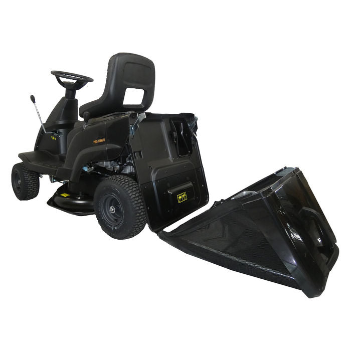 BLACK EDITION® Combi PRO 1066 H Aufsitzmäher: Kompakt, 66 cm Schnittbreite, Hydrostatgetriebe