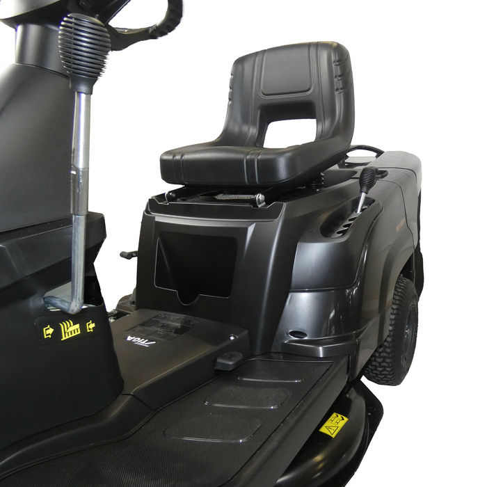 BLACK EDITION® Combi PRO 1066 H Aufsitzmäher: Kompakt, 66 cm Schnittbreite, Hydrostatgetriebe