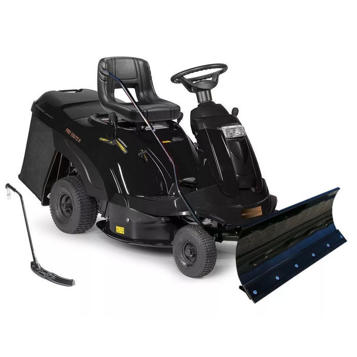 BLACK EDITION® Combi PRO 155/72 H: Wendiger Aufsitzmäher mit Schneeschild für Gartenhelden