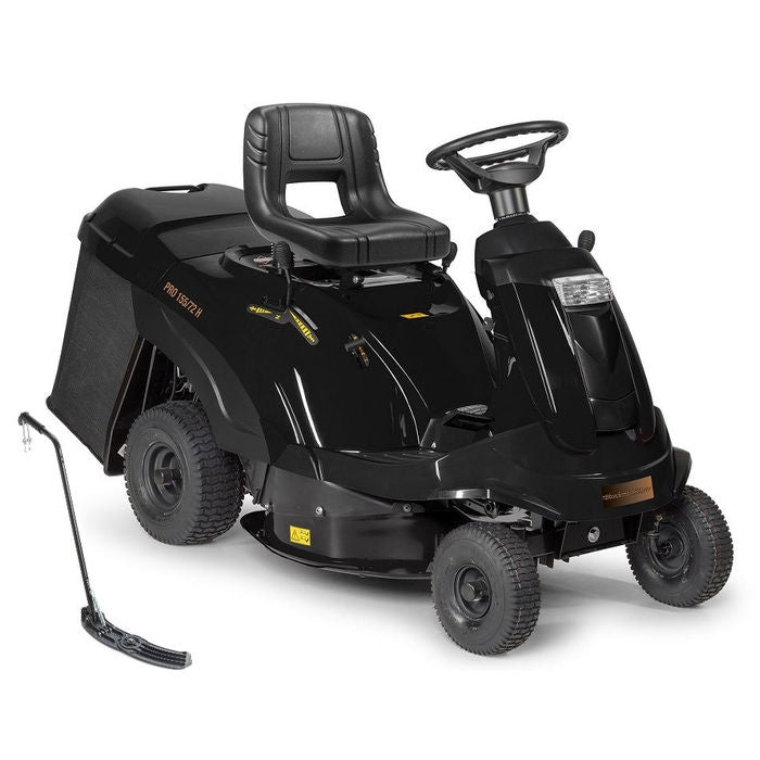 BLACK EDITION® Combi PRO 155/72 H: Wendiger Aufsitzmäher mit Schneeschild für Gartenhelden