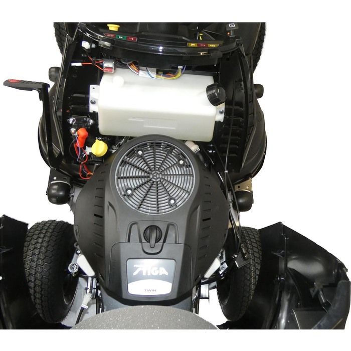 Black Edition PRO 226/102 Twin H Rasentraktor: Stiga 20 PS, 102cm Schnittbreite