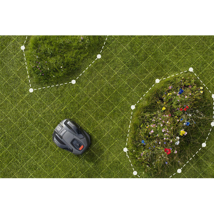 Husqvarna 310E NERA Mähroboter: Kabellos, GPS, EdgeCut für Perfekte Rasenpflege