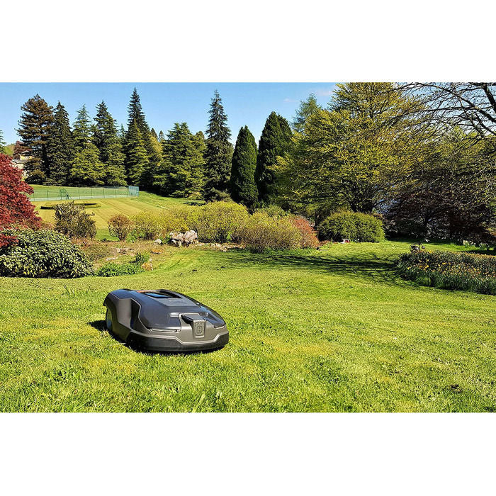 Husqvarna Automower 415X: Intelligenter GPS-Mähroboter für 1500m² Rasen, LED-Beleuchtung