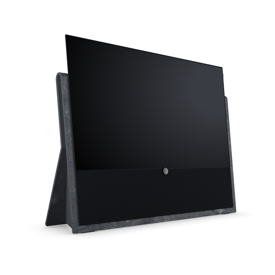 Loewe Iconic Inspire 55 Zoll OLED 4K Smart TV: Elegantes Midnight Marble Design