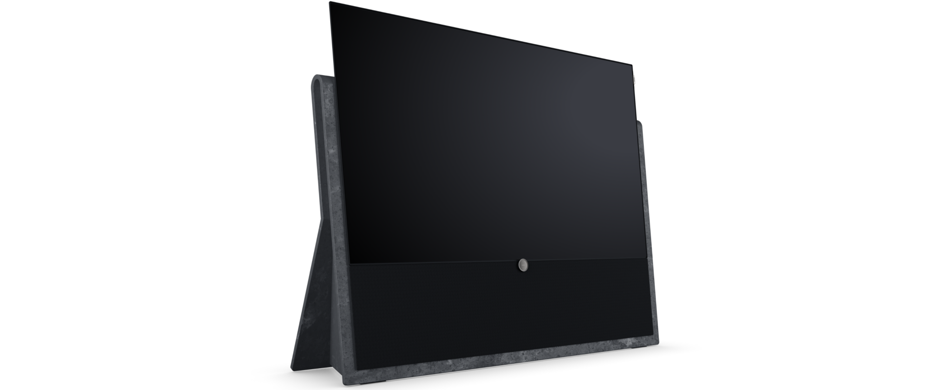 Loewe Iconic Inspire 55 Zoll OLED 4K Smart TV: Elegantes Midnight Marble Design