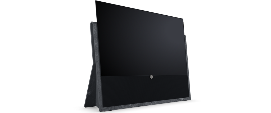 Loewe Iconic Inspire 55 Zoll OLED 4K Smart TV: Elegantes Midnight Marble Design