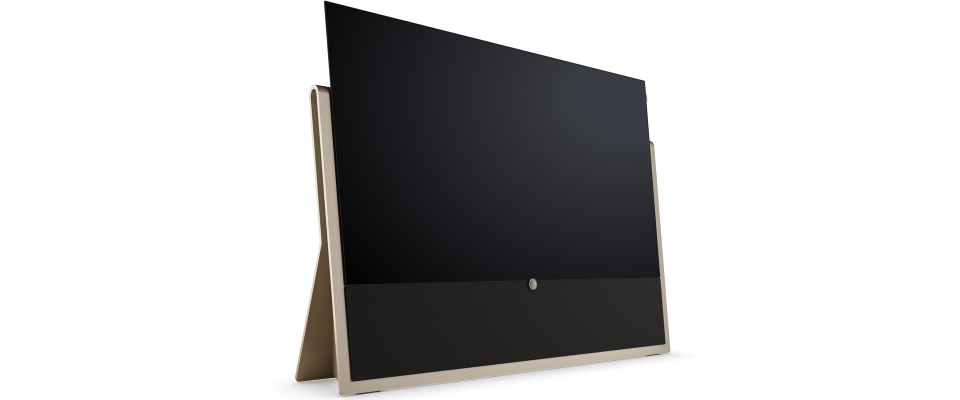 Loewe Iconic Inspire 65 Bronze: Premium 4K OLED Design-TV mit Syno-Stone Standfuß