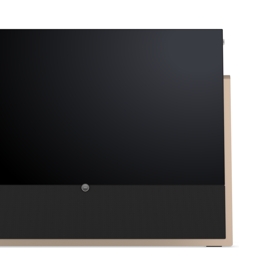 Loewe Iconic Inspire 65 Bronze: Premium 4K OLED Design-TV mit Syno-Stone Standfuß