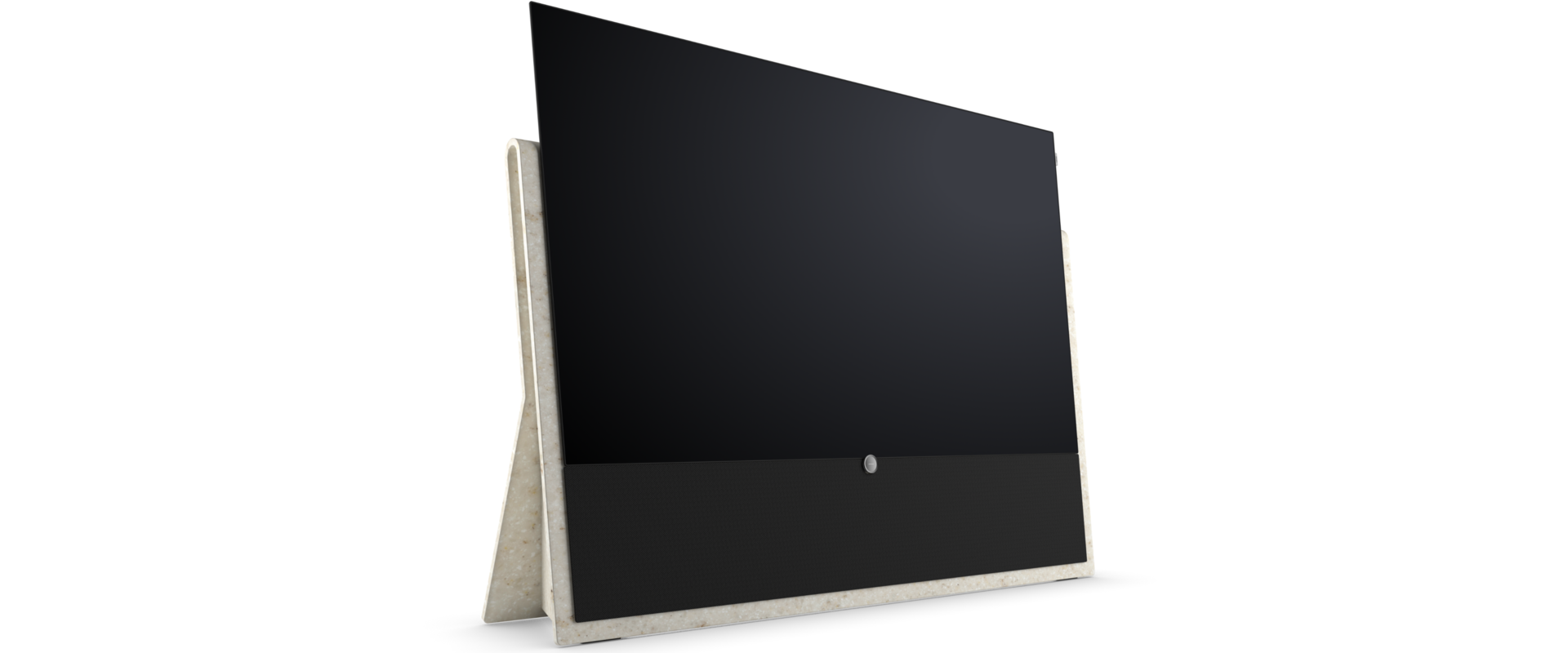 Loewe iconic inspire 65 Zoll OLED TV: Eleganter Kunststein, smartes Entertainment, beeindruckender Sound