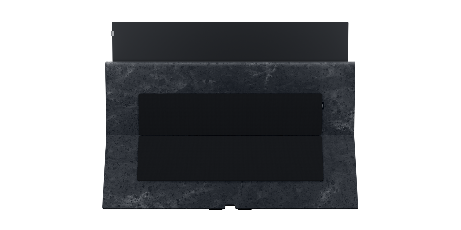 Loewe Iconic Inspire 65 OLED Smart TV aus echtem Midnight Marble