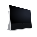 Lade das Bild in den Galerie-Viewer, Loewe iconic inspire 65 reinweiß OLED 4K Smart TV mit einzigartigem Stein-Design
