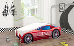 Lade das Bild in den Galerie-Viewer, Fantasievolles Kinderbett Auto-Design mit Matratze – Sicheres Spielbett für gesunden Schlaf
