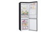 LG GBB61MCGCN1 Moderne Kühl-Gefrierkombination Matte Black, 341L, Smart Inverter Compressor