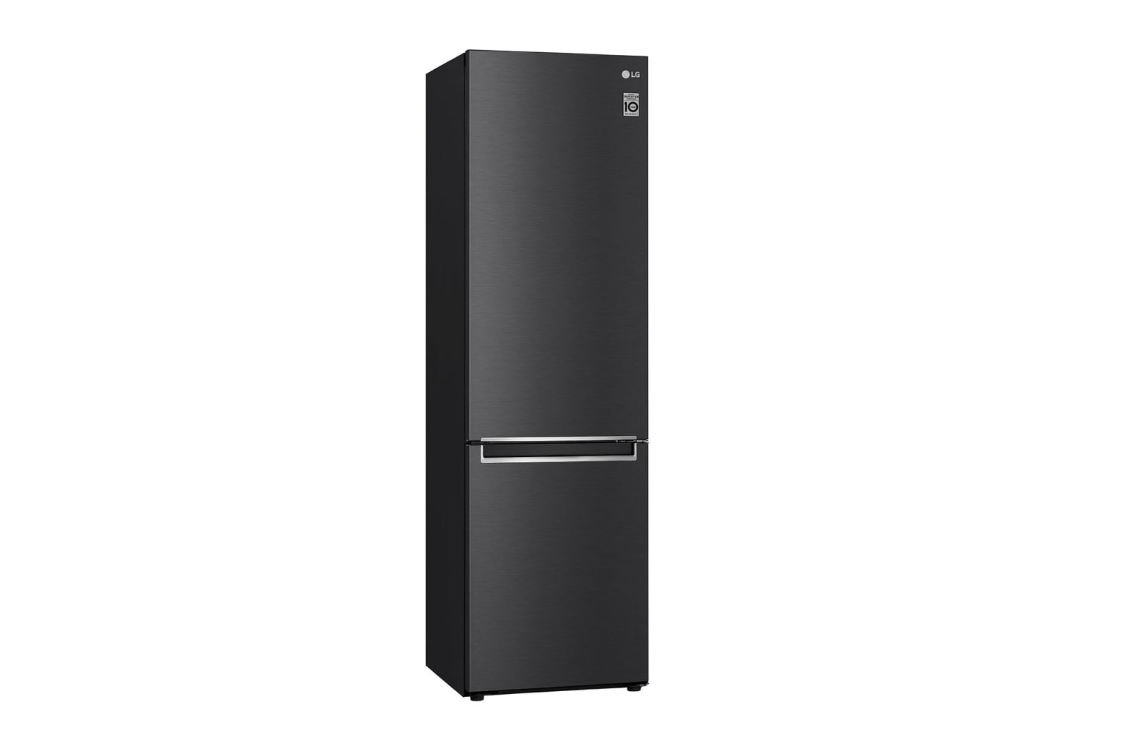 LG GBB62MCGCN1 Kühl-Gefrierkombination Mattschwarz, Smart Inverter Kompressor, 384L
