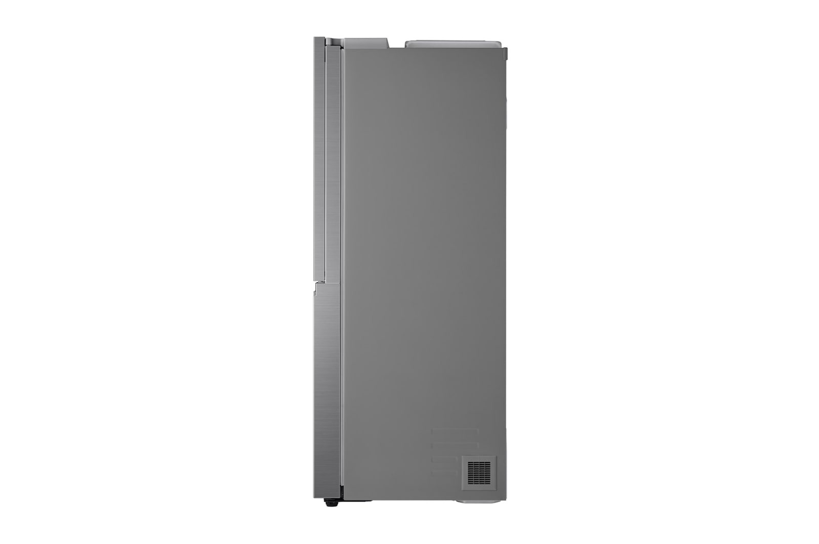 LG Side-by-Side Kühlschrank Door-in-Door, Eis- & Wasserspender, 635L, Platinum Silver