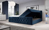 Velutto Boxspringbett Samtbezug Stauraum 6 Farben Chesterfield-Stil Bonnellfederkernmatratze Luxus