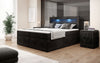 Luxuriöses Amélie Boxspringbett aus Samt mit LED-Beleuchtung und viel Stauraum