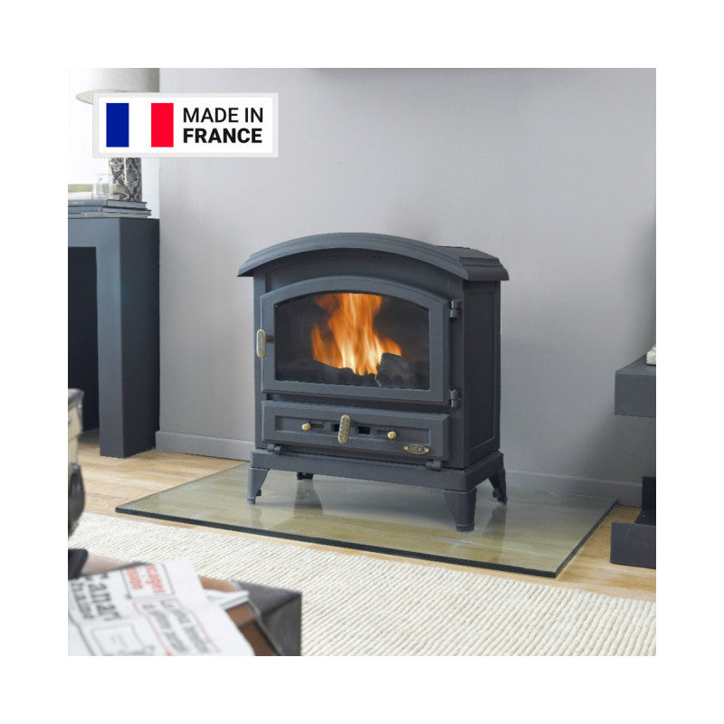 Godin Kanadischer Holzofen 10 kW mit oberem Abzug – Effizient & Stilvoll Heizen