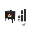 ETNA Lugano Holzofen-Paket 11 kW: Effizienter Kaminofen mit oberem Abgang