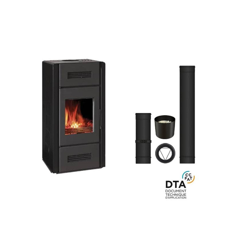 Romana Holzofen Komplettset 8 kW mit Ventilator – Effizient & Anschlussfertig
