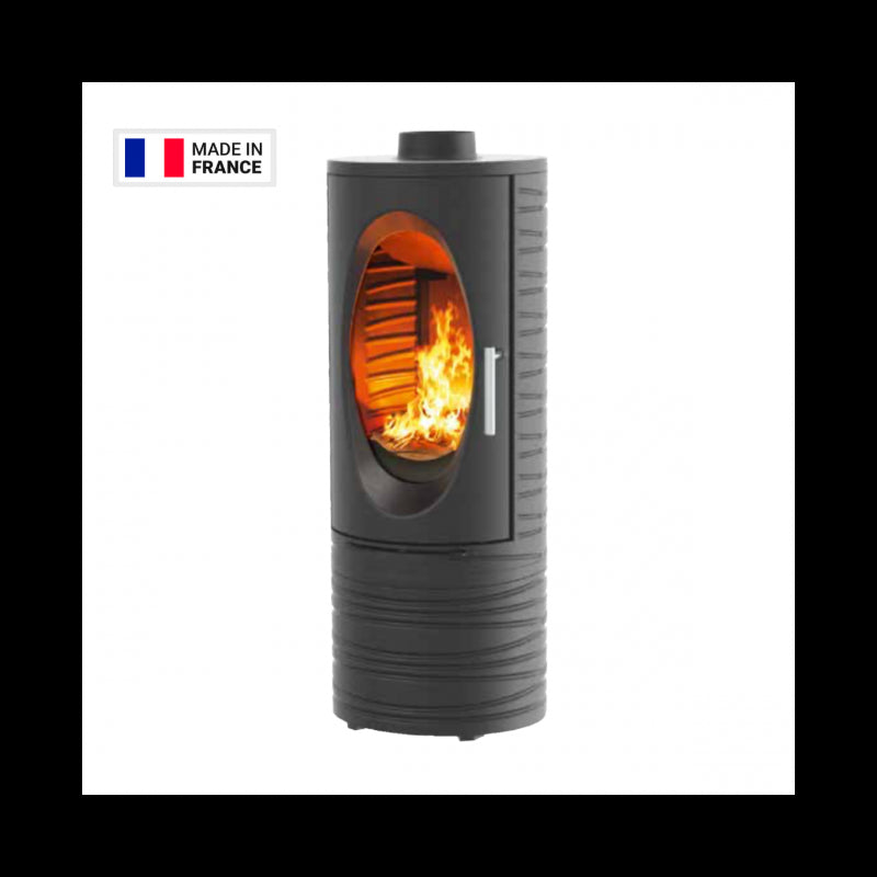 Godin Talisman Holzofen-Komplettpaket: 7 kW Gusseisen-Leistung A-Klasse mit Oberausgang