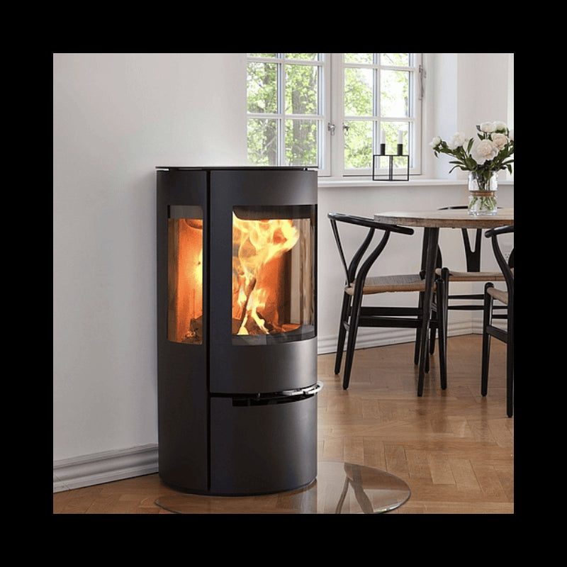 Aduro 17 Holzofen Konvektion 9 kW Panoramablick Selbstreinigendes Glas
