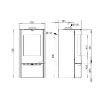 Lade das Bild in den Galerie-Viewer, Aduro 9.1 Holzofen: Modernes Design, Effiziente Heizleistung, Aduro-tronic Technologie, 9 kW Nennwärme
