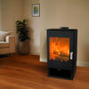 Aicardo Kaminofen - 7,5 kW Holzofen, effizient, umweltfreundlich, Gusseisen-Rost