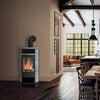FirePlace Alicante 8 kW Kaminofen: Speckstein, Vermiculite, Doppelverbrennung für wohlige Wärme