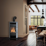 Lade das Bild in den Galerie-Viewer, FirePlace Alicante 8 kW Kaminofen: Speckstein, Vermiculite, Doppelverbrennung für wohlige Wärme
